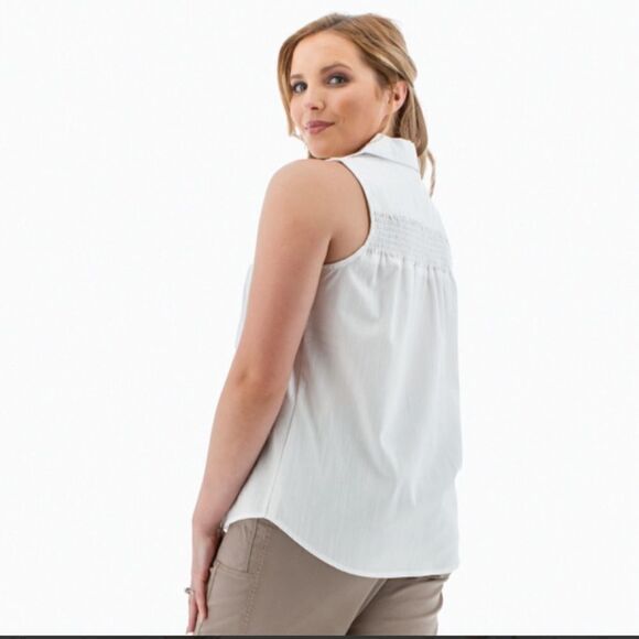 Women's Old Ranch Rae Tank Top Sleeveless Button Up Shirt Blouse 2-Pack Size S - Picture 16 of 16